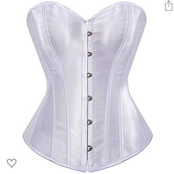 🟣NWOT White Corset Size Small - Picture 1 of 3